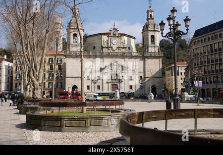 Plaza del Arenal, Bilbao, Bizkaia, Euskadi Stock Photo
