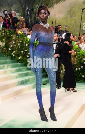 Anok Yai attends The Metropolitan Museum of Art's Costume Institute