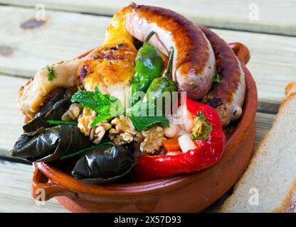 Bulgarian dish Kapama Stock Photo