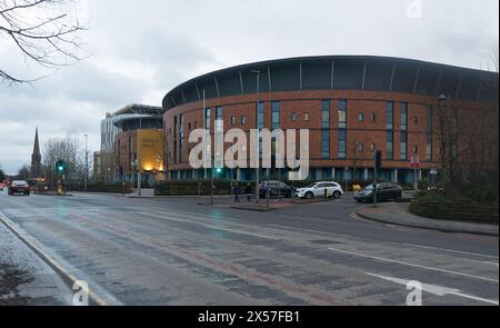 Salford Royal Hospital 2023 with new extension Stock Photo