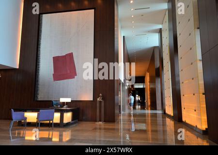 The luxury Conrad Tokyo hotel in Minato-ku, Tokyo JP Stock Photo