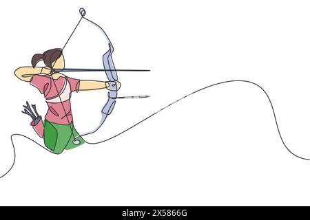 Single continuous line drawing precise Arabian businessman holding ...