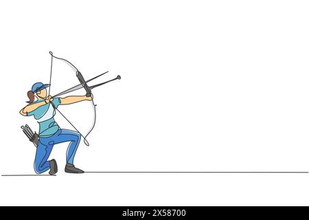 Single continuous line drawing precise Arabian businessman holding ...