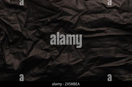 Texture of black rubber gloves using as background, hygiene of safety concept Stock Photo