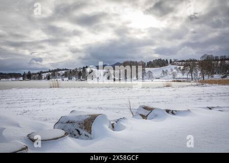 geography / travel, Germany, Bavaria, Bad Bayersoien, ADDITIONAL-RIGHTS-CLEARANCE-INFO-NOT-AVAILABLE Stock Photo