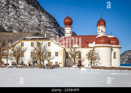 geography / travel, Germany, Bavaria, Schoenau at Koenigssee, ADDITIONAL-RIGHTS-CLEARANCE-INFO-NOT-AVAILABLE Stock Photo