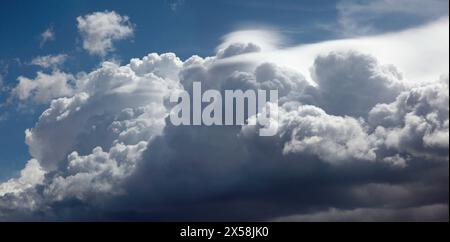 Thunderstorm clouds. Stock Photo