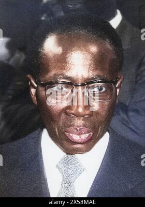 Senghor, Leopold Sedar, 9.10.1906 - 20.12.2001, Senegalese author / writer and politician, ADDITIONAL-RIGHTS-CLEARANCE-INFO-NOT-AVAILABLE Stock Photo