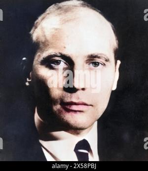 Henze, Hans Werner, 1.7.1926 - 27.10.2012, German composer, portrait, 1950s, ADDITIONAL-RIGHTS-CLEARANCE-INFO-NOT-AVAILABLE Stock Photo