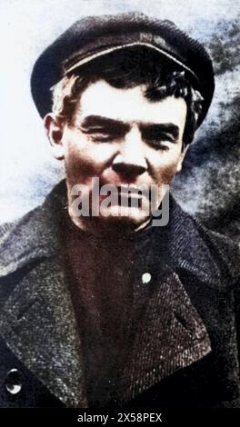 Lenin (Vladimir Ilyich Ulyanov), 22.4.1870 - 21.1.1924, Russian revolutionary, politician, portrait, ADDITIONAL-RIGHTS-CLEARANCE-INFO-NOT-AVAILABLE Stock Photo