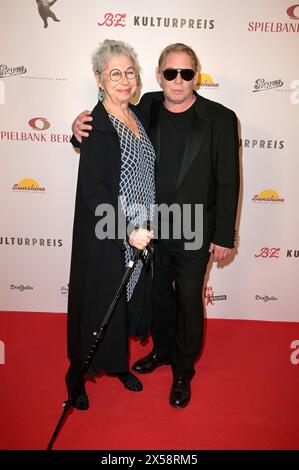 Monika Hansen und Ben Becker bei der Verleihung des 30. B.Z. Kulturpreises 2024 im Theater am Potsdamer Platz. Berlin, 07.05.2024 Stock Photo