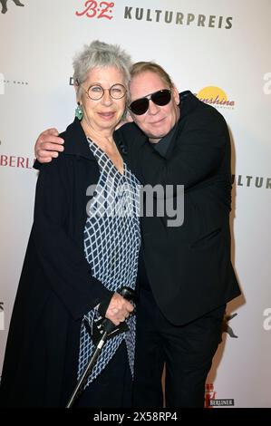 Monika Hansen und Ben Becker bei der Verleihung des 30. B.Z. Kulturpreises 2024 im Theater am Potsdamer Platz. Berlin, 07.05.2024 Stock Photo