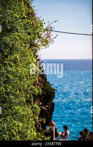 Magic of the Cinque Terre. Timeless images. Riomaggiore and its bright colours. Stock Photo