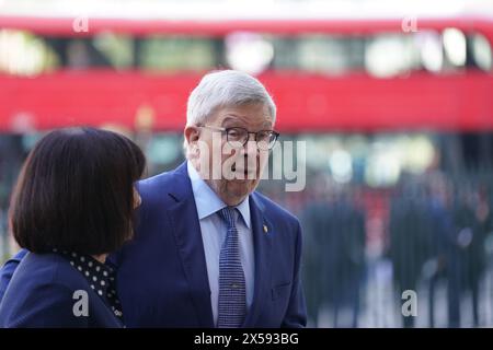 Ross Brawn arrives at Westminster Abbey in London for a service of thanksgiving for Sir Stirling Moss, who died on the 12th April 2020, aged 90. Picture date: Wednesday May 8, 2024. Stock Photo
