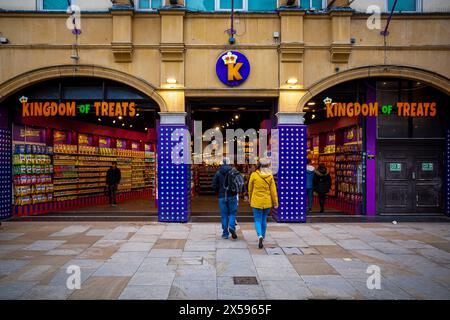 Kingdom of Sweets Store Leicester Square London Stock Photo