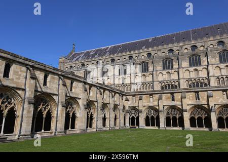 Norwich Cathedral, Norwich, Norfolk, England, UK Stock Photo