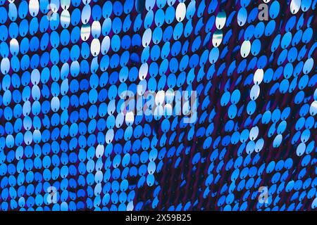 Abstract background in the form of geometric shapes in blue color Stock Photo