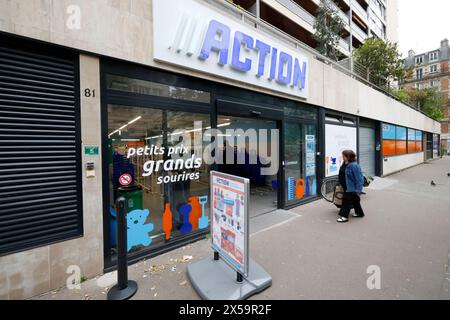 ACTION OPENS ITS THIRD STORE IN PARIS Stock Photo - Alamy