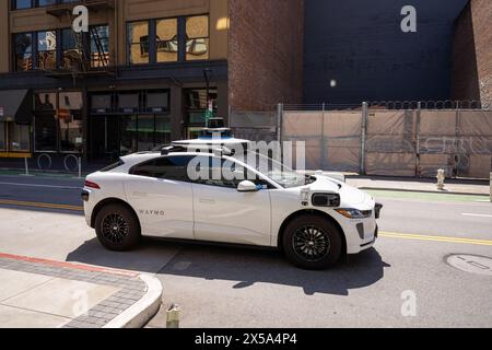 Waymo-operated Jaguar I-Pace, San Francisco Stock Photo