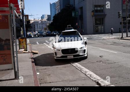 Waymo-operated Jaguar I-Pace, San Francisco Stock Photo