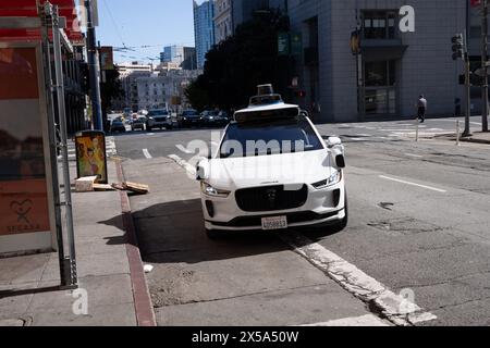 Waymo-operated Jaguar I-Pace, San Francisco Stock Photo