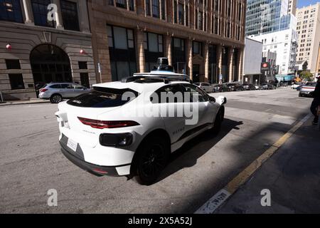 Waymo-operated Jaguar I-Pace, San Francisco Stock Photo
