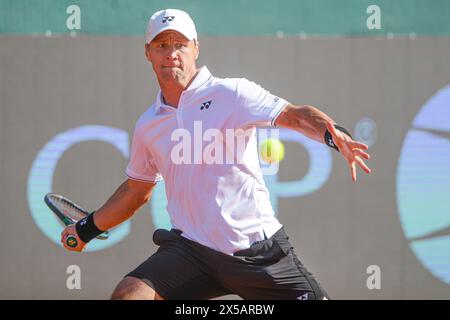 Ricardas Berankis (Lithuania). Davis Cup, Group Stage 2023. Stock Photo