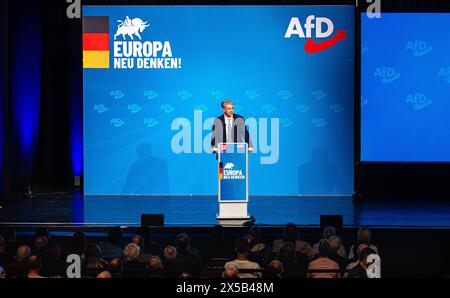 AFD election kick-off for the 2024 European elections Donaueschingen, Germany, 27th Apr 2024: The AfD candidate for the European Parliament Martin Jongen at his home appearance in Baden-Wuerttemberg in the Donauhallen. Photo by Andreas Haas/dieBildmanufaktur *** AFD election kick off for the 2024 European elections Donaueschingen, Germany, 27th Apr 2024 The AfD candidate for the European Parliament Martin Jongen at his home appearance in Baden Wuerttemberg in the Donauhallen Photo by Andreas Haas dieBildmanufaktur Stock Photo
