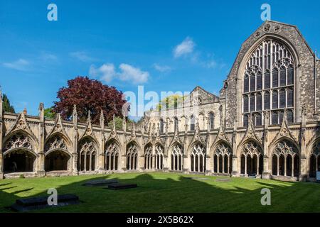 The Cloisters,Chapter House,Canterbury Cathedral,Canterbury,Kent,England Stock Photo