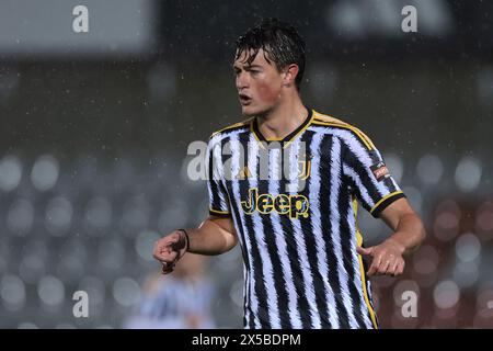 Torino, Italy. 7th May, 2024. Leonardo Cerri of Juventus during the Serie C Play Off Round 1 match at Stadio Giuseppe Moccagatta - Alessandria, Torino. Picture credit should read: Jonathan Moscrop/Sportimage Credit: Sportimage Ltd/Alamy Live News Stock Photo