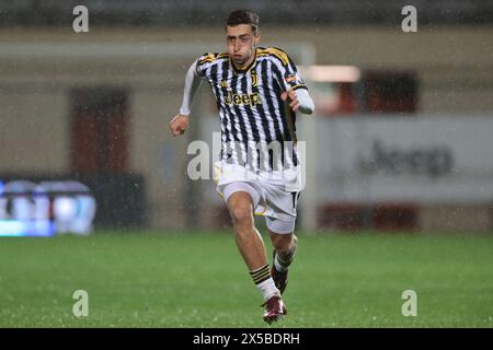 Torino, Italy. 7th May, 2024. Jonas Rouhi of Juventus during the Serie C Play Off Round 1 match at Stadio Giuseppe Moccagatta - Alessandria, Torino. Picture credit should read: Jonathan Moscrop/Sportimage Credit: Sportimage Ltd/Alamy Live News Stock Photo