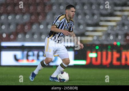 Torino, Italy. 7th May, 2024. Luis Hasa of Juventus during the Serie C Play Off Round 1 match at Stadio Giuseppe Moccagatta - Alessandria, Torino. Picture credit should read: Jonathan Moscrop/Sportimage Credit: Sportimage Ltd/Alamy Live News Stock Photo