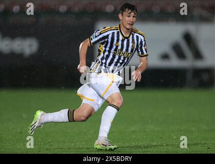 Torino, Italy. 7th May, 2024. Samuele Damiani of Juventus during the Serie C Play Off Round 1 match at Stadio Giuseppe Moccagatta - Alessandria, Torino. Picture credit should read: Jonathan Moscrop/Sportimage Credit: Sportimage Ltd/Alamy Live News Stock Photo