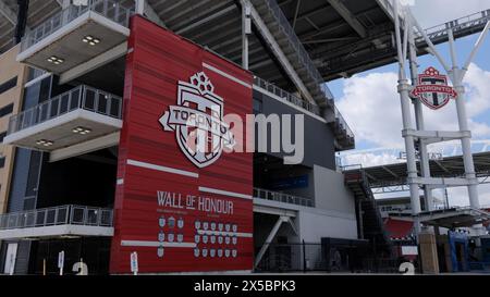 BMO Field Stadium home of the FC Toronto soccer team - TORONTO, CANADA - APRIL 15, 2024 Stock Photo