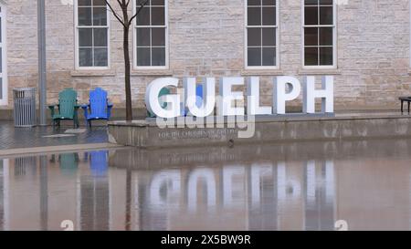 Town hall of Guelph Canada - GUELPH, CANADA - APRIL 13, 2024 Stock Photo