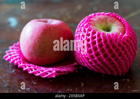 Red, fresh and delicious apples to consume at any time Stock Photo