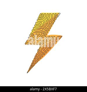 Single continuous line drawing dog bone icon in modern flat design isolated on white background, pet food symbol for web site or mobile app. Swirl cur Stock Vector