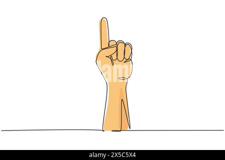 Single continuous line drawing hands icons and symbols. Emoji hand icons in internet platform chat. Communication with hand gestures. Nonverbal signs. Stock Vector