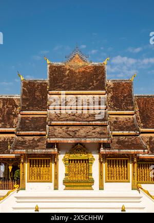 Wat Ho Pha Bang pavilion, Royal Palace, Luang Prabang, Laos Stock Photo