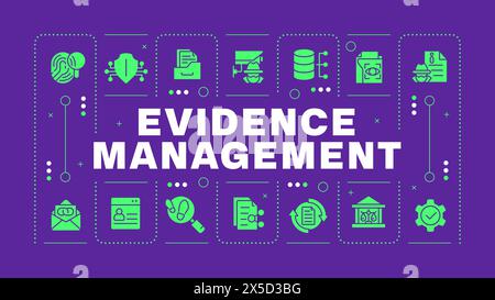 Evidence Purple Evidence purple word concept Stock Vector Image & Art - Alamy
