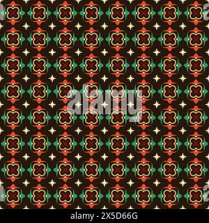 Tile Vintage Pattern, Ornament Background. tile vector Stock Vector