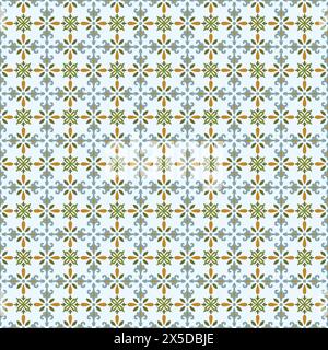 tile pattern, Modern seamless background for ceramic, batik, textile, paper, gray, wall, tiled, decorative wallpaper, Portugal ornament, pottery folk Stock Vector