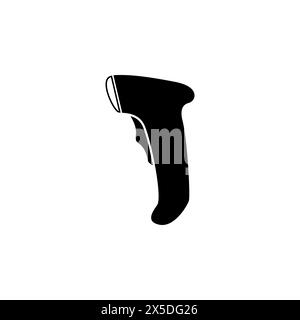 Barcode Scanner flat vector icon. Simple solid symbol isolated on white background. Barcode Scanner sign design template for web and mobile UI element Stock Vector