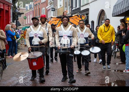 Bloemencorso Haarlem 2024. The Bloemencorso of the Bollenstreek is the largest spring festival in The Netherlands. Stock Photo