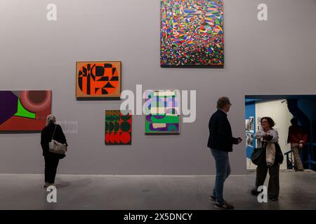 Venice, Italy - April 19, 2024: Nucleao Storico: Abstraction. African Artists showcasing within the Central Pavilion's Main Exhibition - invited by th Stock Photo