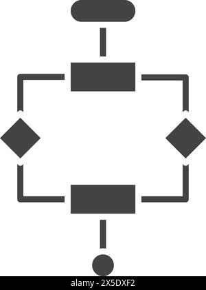 Algorithm icon vector image. Suitable for mobile application web application and print media. Stock Vector
