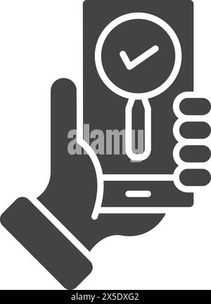 App Testing icon vector image. Suitable for mobile application web application and print media. Stock Vector
