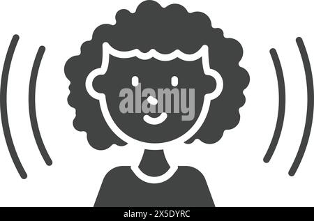 Awareness icon vector image. Suitable for mobile application web application and print media. Stock Vector
