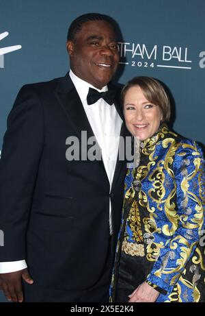 New York, NY, USA. 08th May, 2024. Tracy Morgan and Leslie Gordon at the Food Bank For New York City's Second Annual Gotham Ball on May 08, 2024 in New York City. Credit: Rw/Media Punch/Alamy Live News Stock Photo