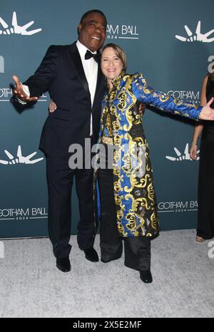 New York, NY, USA. 08th May, 2024. Tracy Morgan and Leslie Gordon at the Food Bank For New York City's Second Annual Gotham Ball on May 08, 2024 in New York City. Credit: Rw/Media Punch/Alamy Live News Stock Photo